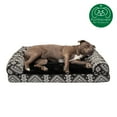 thumbnail image 2 of FurHaven Southwest Kilim Orthopedic Sofa Pet Bed for Dogs & Cats - Black Medallion, Large, 2 of 13