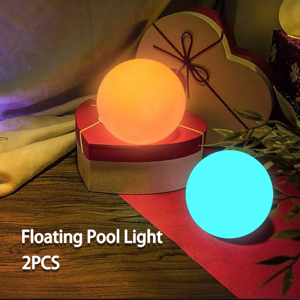 Willstar LED Pond Floating Pool Ball Lamp Hot Tub Up Ball Light