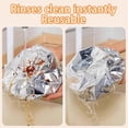 thumbnail image 5 of Pop-Up Tin Foil Food Insulation Cover, Reusable Aluminum Foil Heat Shield Lids,Easy to Clean,Suitable for Plates,Bowls, Pots, Containers of Any Shape with a Diameter of 4-11 Inches (30 pcs), 5 of 6