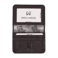 thumbnail image 2 of Tarjetero Karla Hanson de piel con bloqueo RFID, 10 x 7 x 2 cm, 2 of 9