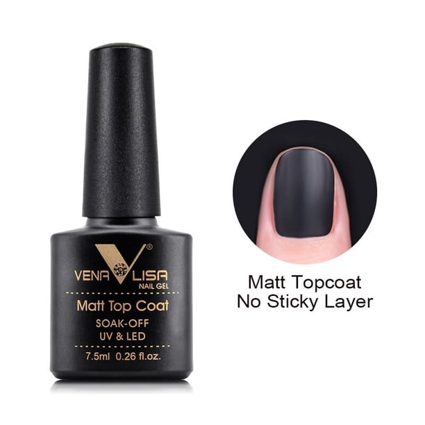 VENALISA, capa superior no limpiadora para decoración de uñas, 7,5 ml, capa Base para remojo, base sin toallitas, capa superior, Gel para uñas, barniz de Gel de conejito divertido Tan Jianjun unisex