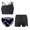 Night Pegasus, variant on YONGHS Girls 3 Piece Swimsuits Bathing Suit Sports Crop Top Briefs Swim Trunks Outfits Swimwear Leaf-C 4