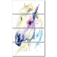 thumbnail image 2 of Illustration de Cheval avec Éclaboussures - Impression sur Toile d'Art Animalier, 2 of 3