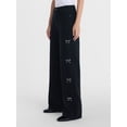 thumbnail image 4 of Madden NYC Women's The It Girl Ultra 90s Jeans with Rhinestone Bows, Sizes XXS-XXL, 4 of 5