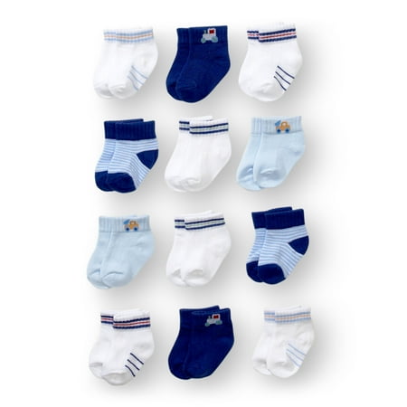 12 Pack Boys Fashion Socks