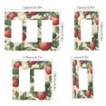 thumbnail image 2 of Yayeee Rocker Switch Wall Plate 3-Gang 6.5"x4.6" Home Decorative Outlet Cover, Beige Strawberry, 2 of 6