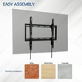thumbnail image 2 of VIVO Heavy Duty 32" to 75" TV Wall Mount Curved and Flat Panel Screens, 2 of 8