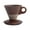 C, variant on A Vintage Ceramic Coffee Cup, Elegant Conical Mug With Coarse Funnel Shape And Wood Handle For Home, Office, Kitchen Use, 200Ml Capacity