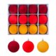 thumbnail image 3 of Juego de 12 bolas navideñas de felpa de 6 cm para colgar en la decoración de temporada, 3 of 5