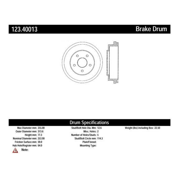 Brake Drum Fits select: 1999-2001 HONDA ODYSSEY