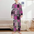 thumbnail image 2 of Hello Kitty Hooded Union Suit Pajama Soft Comfy PJs Sleepwear, 2 of 7