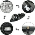 thumbnail image 5 of ALL-CARB Headlights Front Head Lamps Replacement for 2019-2022 Cherokee Headlamp Assembly Right Passenger Side, 5 of 8