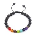 thumbnail image 1 of Pulsera de 7 piedras de chakra estilo yoga tibetano, 1 of 2