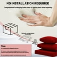 thumbnail image 5 of 14 Piece Outdoor Replacement Cushions for Patio Furniture, Water-Repellent Outdoor Sectional Cushions for 6 Seat Sectional Patio Conversation Sets, Patio Sofa Cushions for Outdoor Couch, 5 of 9