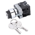 thumbnail image 3 of ANGGREK 2 Position Key Switch Self‑Reset Power Lock Conversion Rotation Locking + Key ZB2‑BE101 ZB2‑BE102C,ZB2‑BE Key Switch,2 Position Key Switch, 3 of 8