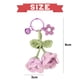 thumbnail image 2 of Llavero Pulsera Hecha A Mano Flor Lana Tejer Llavero Llavero Titular para Mujer, 2 of 5