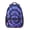 Purple and Black, variant on Purple and Black Tie Dye Pattern Backpack for School, Cute School Bag with Adjustable Shoulder Straps and Padded Back, 15.3"x11"x6.7"