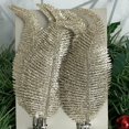 thumbnail image 2 of 6Pcs Christmas Tree Decoration Clip On Fake Feather Glittery Baubles Ornament, 2 of 4