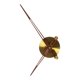 thumbnail image 1 of Movimiento de reloj mecanismo de reloj piezas de repuesto punteros de madera Dorado Zulema Movimiento del reloj, 1 of 7