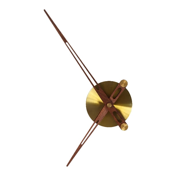 Movimiento de reloj mecanismo de reloj piezas de repuesto punteros de madera Dorado Zulema Movimiento del reloj