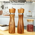 thumbnail image 2 of Shoreew Wood Salt And Pepper Shaker Adjustable Simple Operation Fragrant Spice Mill Nut Adjustable Grinder Birthday Gifts, 2 of 7