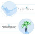 thumbnail image 3 of WASHWEPE 1Pcs reptile enclosure mini Amphibious Tank Plastic Blue Ventilation for Frogs, 3 of 8