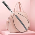 thumbnail image 3 of Bolso de , bolso de hombro para raqueta de , bolso cremallera y correa para el hombro para raqueta de bádminton, bolso Rosado Sunnimix Bolso de tenis de bádminton, 3 of 8