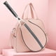 thumbnail image 3 of Bolsa de raqueta de , sostiene una raqueta de individual, bolsas de de hombro portátiles para mujeres, bolsa de mano separada seca y Rosado shamjiam Bolso de tenis de bádminton, 3 of 9