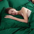 thumbnail image 3 of Juego de edredón Bedsure Queen verde oscuro con 7 piezas, 3 of 8