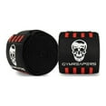 thumbnail image 2 of Gymreapers Knee Wraps (Pair) With Straps for Squats, Weightlifting, Powerlifting, Leg Press, and Cross Training - Flexible 72" Knee Wraps for Squatting - For Men & Women - 1 Year Warranty(Red), 2 of 3