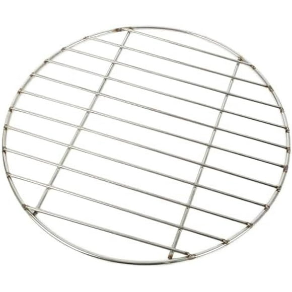 Fire Pit Grill Grate, 15 inch Round Grill Grate for BBQ, Non Stick Barbecue Cooking Grill, Stainless Steel Cooking Grates Portable Camping Cookware for Outside Party