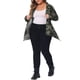 thumbnail image 2 of Cárdigan de mujer plus size Agnes Orinda, con estampado de leopardo y flores, chaqueta ligera de frente abierto, cárdigan de punto para otoño, 2X camuflaje, 2 of 6