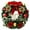 A04, variant on BETEAM Christmas Wreath for Front Door, 12 Inch Christmas Door Wreath Winter Xmas Wreaths Door Window Wall Hanging Ornaments For Christmas Decorations Indoor Outdoor