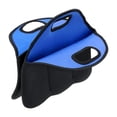 thumbnail image 3 of Bolsa de mano para transportar vino, portabotellas de vino, bolsa para transportar bebidas, bolsa térmica para vino, bolsa protectora de vino para azul oscuro, 3 of 8