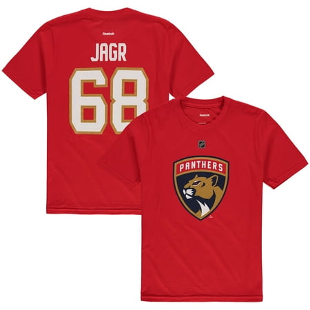 UPC 886465380662 product image for Jaromir Jagr Florida Panthers Reebok Youth Name & Number T-Shirt - Red | upcitemdb.com