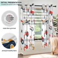 thumbnail image 3 of Yayeee Window Curtains Light Filtering 63"x42" Grommet Panel Pair Home Living Room Decor, Racing Car Pattern, 3 of 7