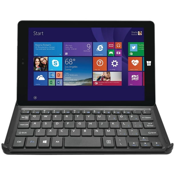 Ematic EWT826BK 8 inch 32GB Tablet with Keyboard Dock