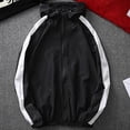 thumbnail image 4 of Tqyyweavej Men's Sun Protection Hoodie Jacket Lightweight Full Zip Long Sleeve Hoodies Drawstring Casual Hooded SPF UV Shirts for Hiking, 4 of 10