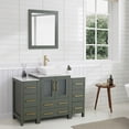 thumbnail image 3 of Vanity Art 48" Single Sink Freestanding Bathroom Vanity Set with Engineered Marble Top and Mirror, 3 of 9