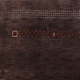 thumbnail image 6 of Rugsotic Carpets Hand Knotted Wool Area Rug 3'x5' Brown Contemporary Rectangle Indoor Rug for Living Room, Bedroom Antimicrobial L00507, 6 of 9