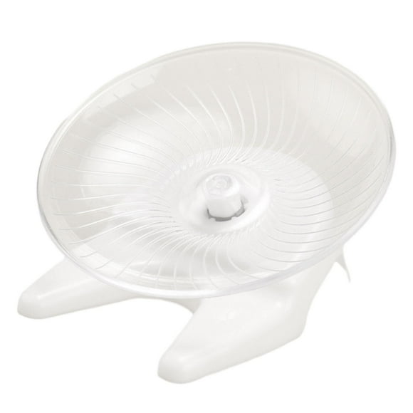 Rueda de ejercicio para hámster, disco giratorio deportivo duradero para ratas, ratones y erizos. Blanco