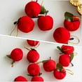 thumbnail image 3 of GOOHOCHY 60 uds árbol de Navidad colgante de manzana adornos colgantes en forma de manzana para Festival de Navidad, 3 of 7