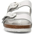 thumbnail image 2 of Birkenstock Women's Arizona Big Buckle Sandals 6 Narrow White, 2 of 7