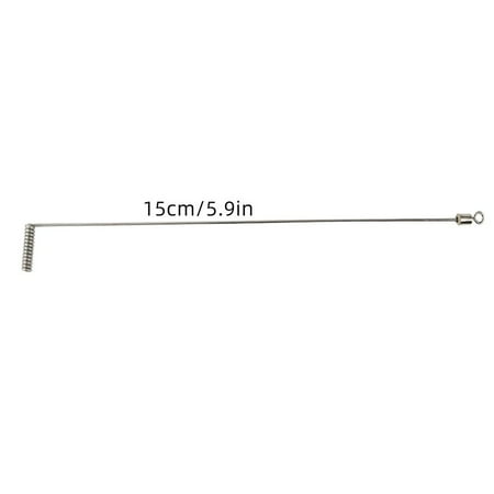 

10pcsTwist L-shaped balance pipe chain hook sea pole split hook wire string hook