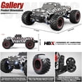 thumbnail image 4 of Coche RC HAIBOXING 903A a escala 1/12, sin escobillas, 4X4, 55 km/h, velocidad, 4 of 6