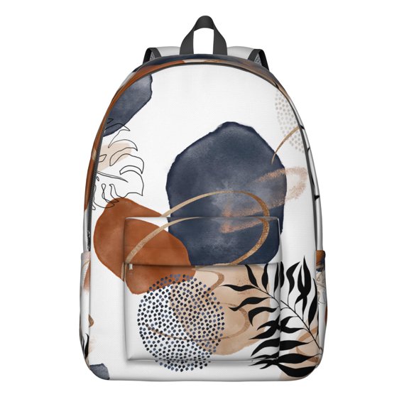 Rustic Ethnic Backpack for Women, Durable Travel Daypack with Artistic Bohemian Prints and Reinforced Straps