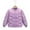Purple, variant on Esaierr Boys Girls Puffer Down Jacket for Kids,6-14Y Teen Light Short Casual Down Outwear Button Solid Color Warm Down Outwear