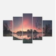 thumbnail image 2 of Purple Tinged Spring Mountains - Landscape Artwork Canvas, 2 of 3