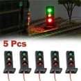 thumbnail image 5 of 5Pcs DIY 1:87 Scale Railway Traffic Light Signal Model Lamps LED Model Making Accessories, 5 of 9