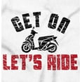 thumbnail image 2 of Lets Ride Motorcycle Biker Driving Men's Big & Tall Crewneck Graphic Tee Brisco Brands 3X, 2 of 5